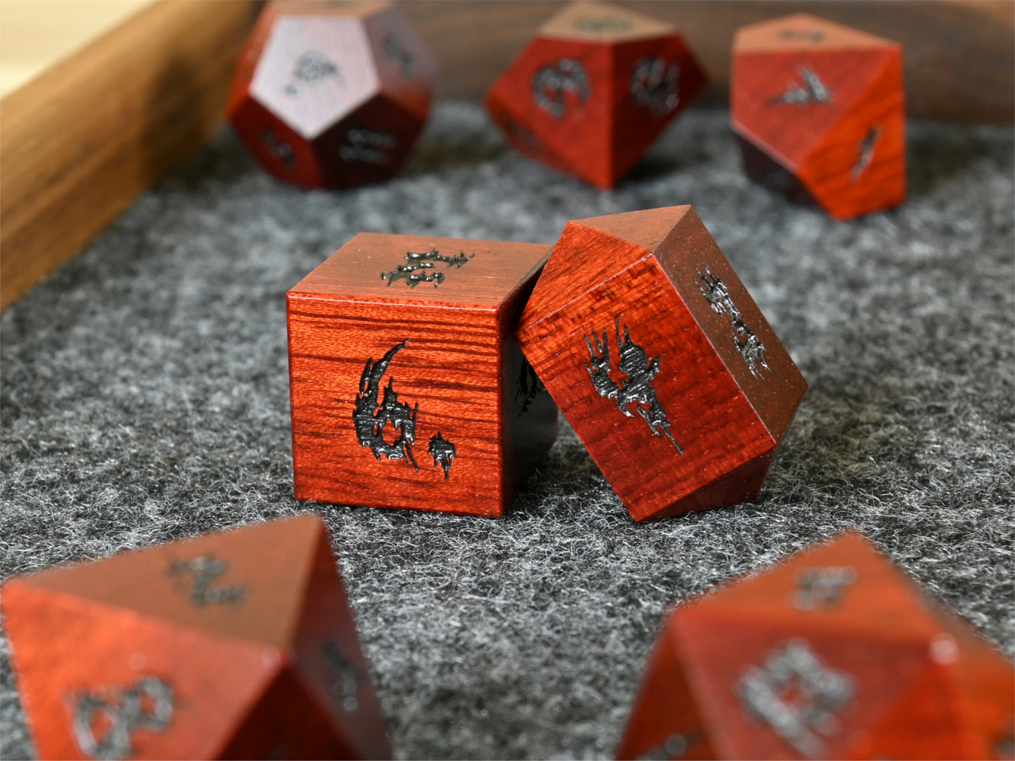 bloodwood dice set