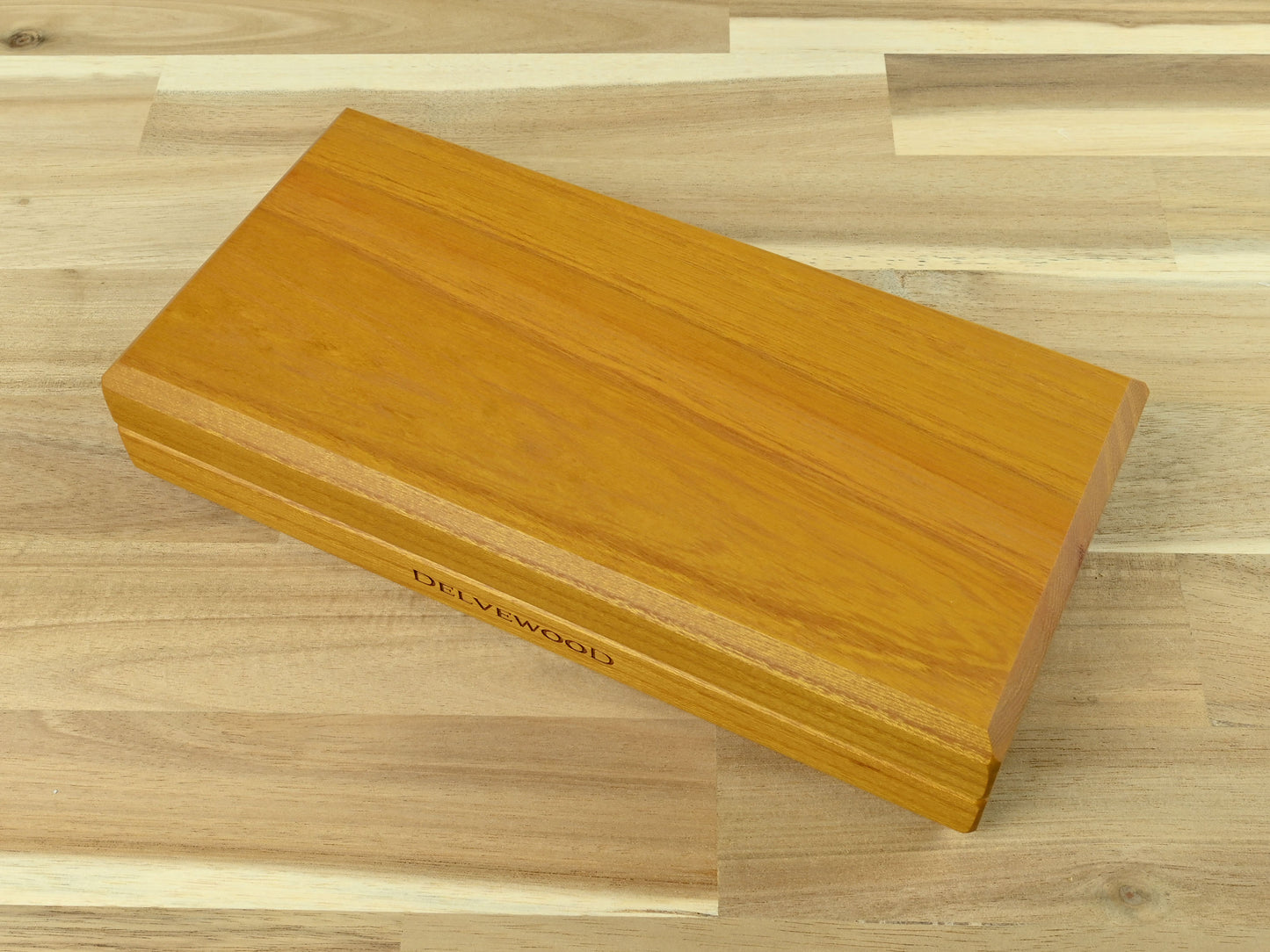 Osage Orange Delver's kit dice box and tray for dnd rpg
