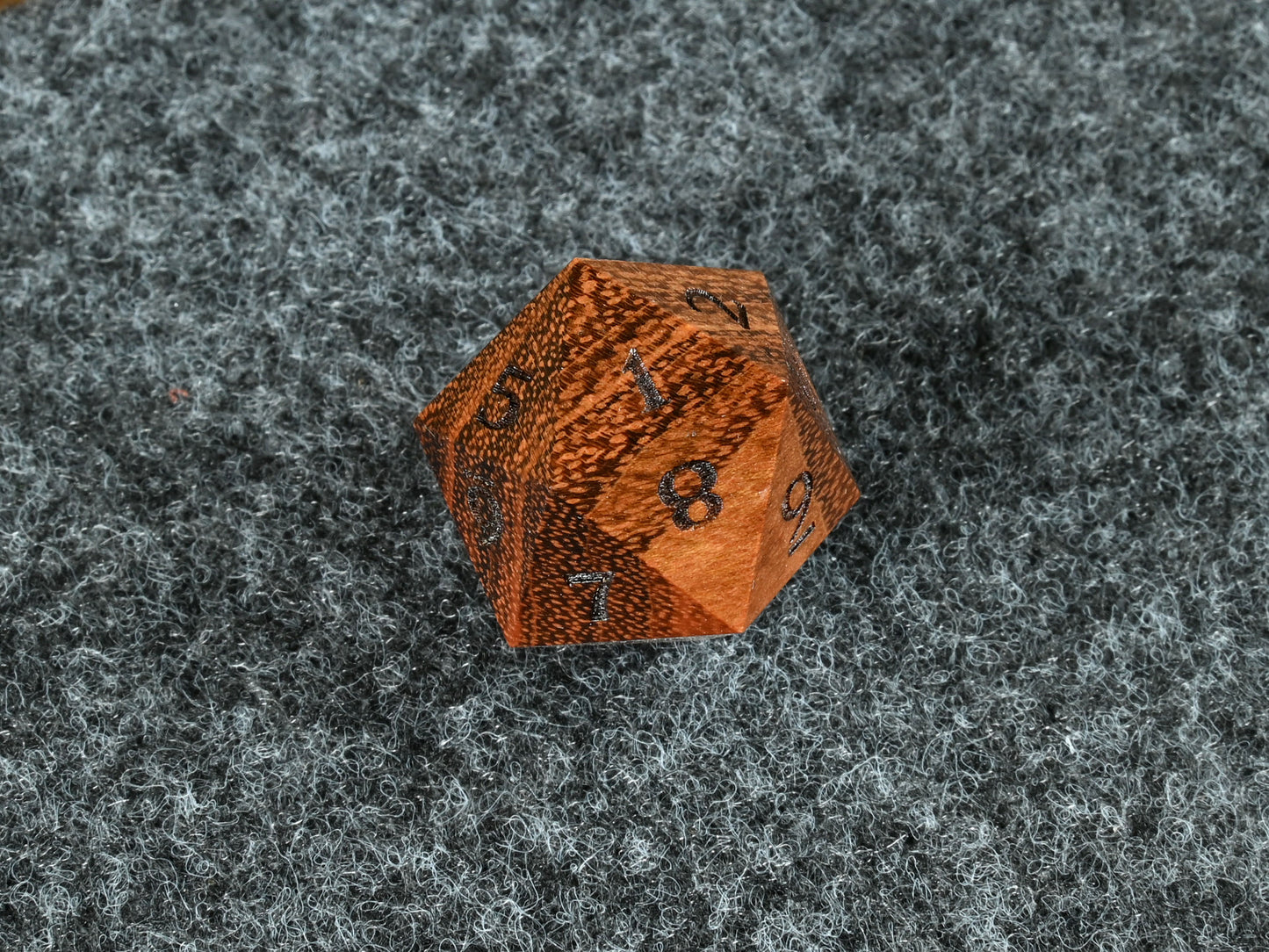 Quebracho wood spindown d20