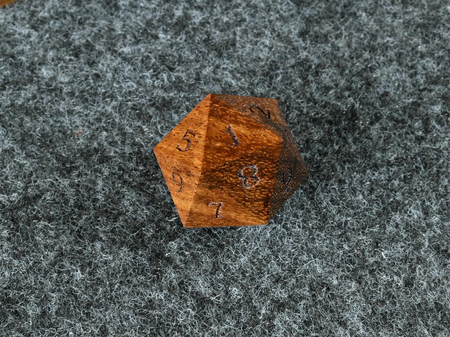 Granadillo wood spindown d20
