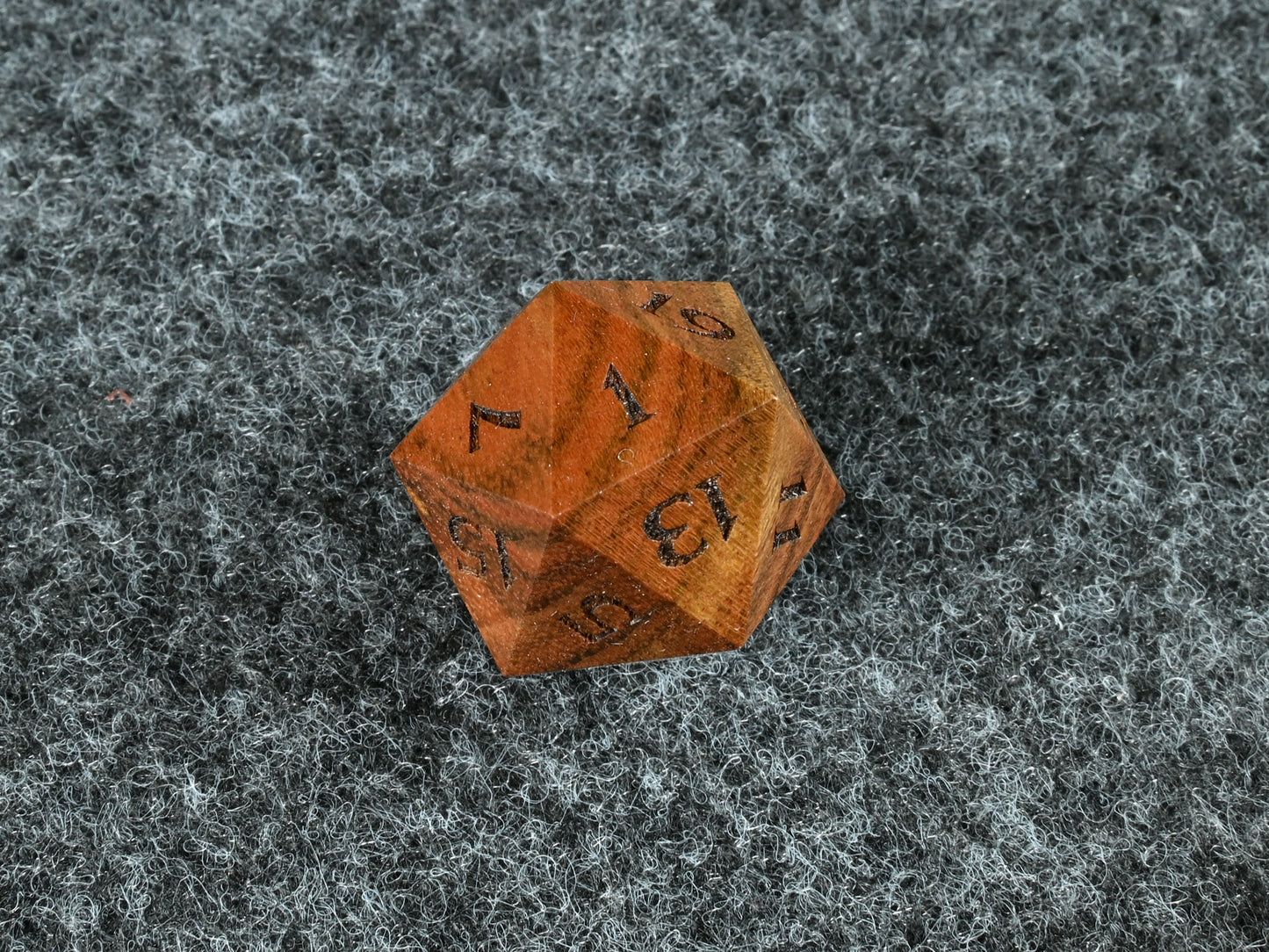 Black Poisonwood d20 for dnd rpg