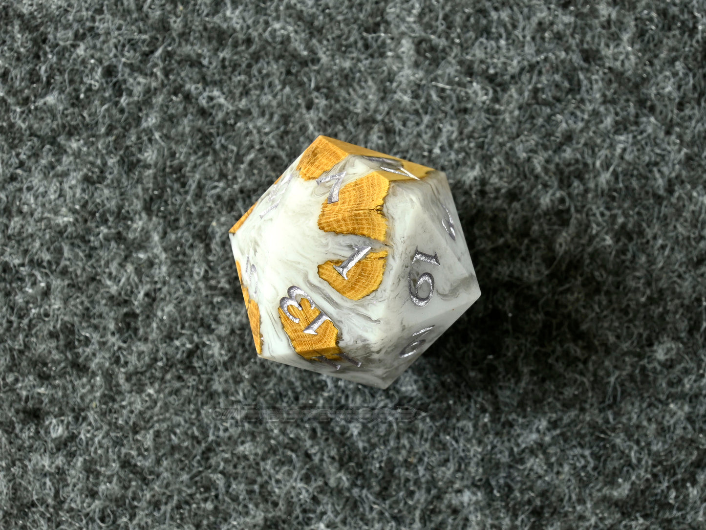 Winter's Bloom - Cholla D20 for dnd ttrpg