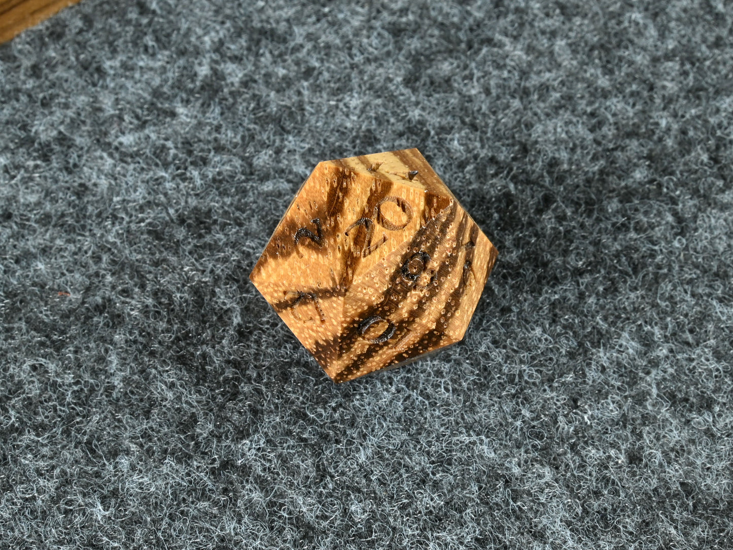zebrawood d20 for dnd rpg