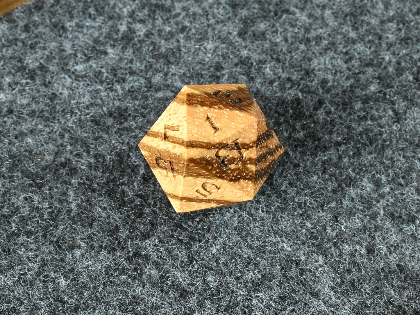 zebrawood d20 for dnd rpg