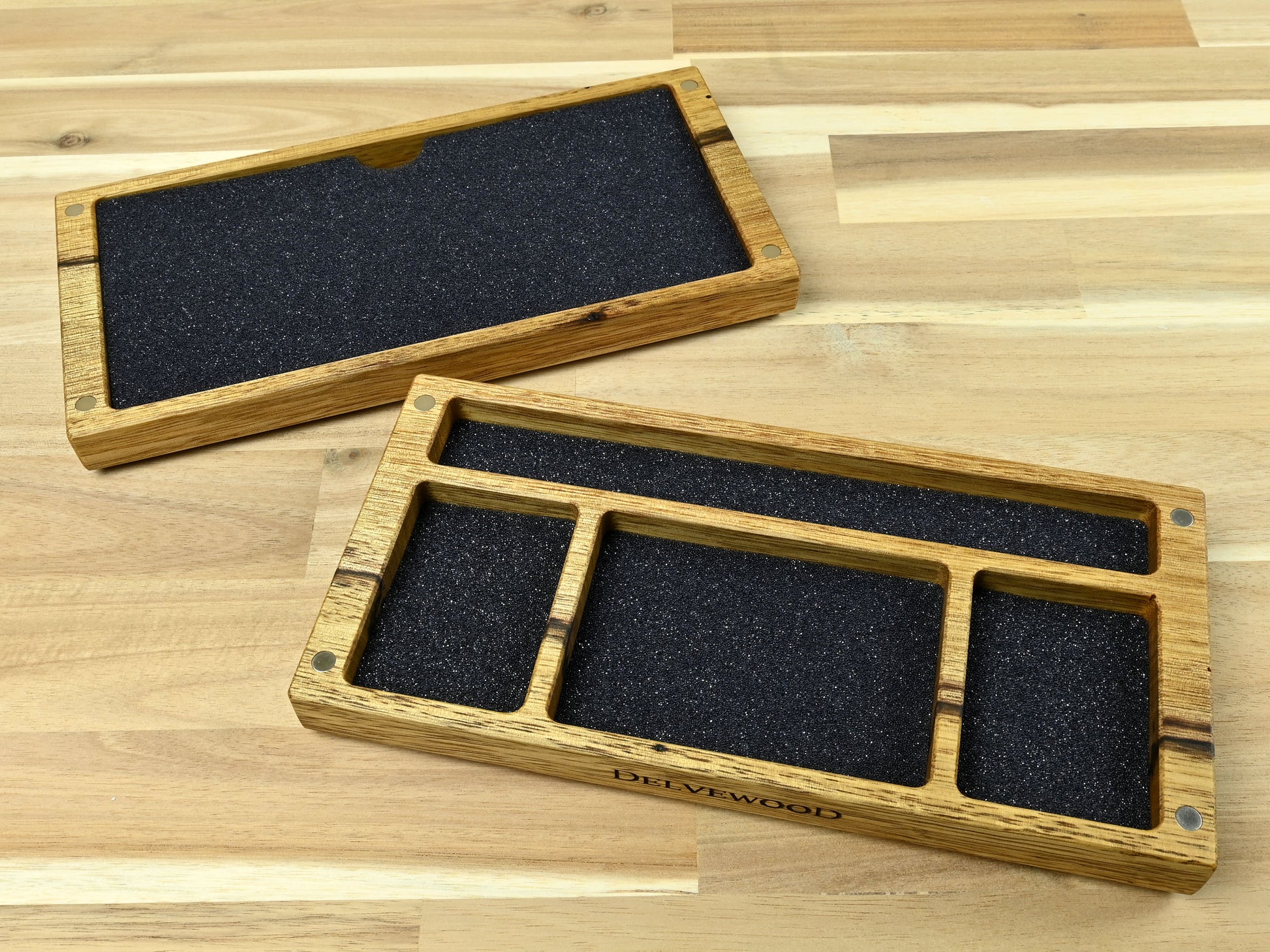 Black Limba Delver's kit dice box and tray for dnd rpg