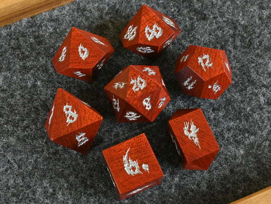 bloodwood dice set