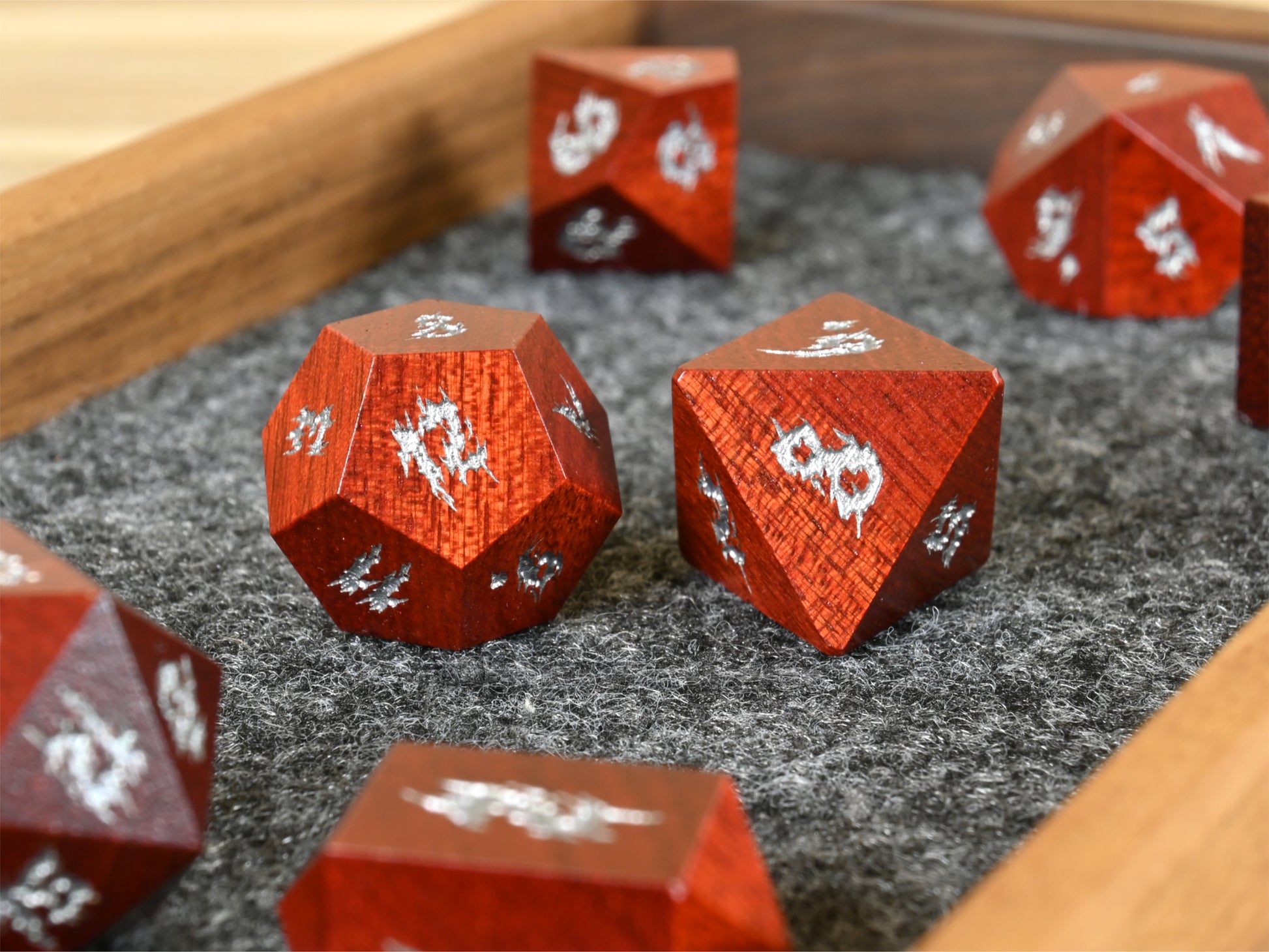 bloodwood dice set