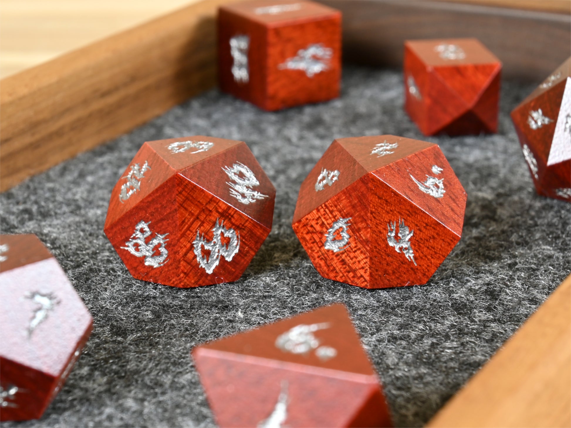 bloodwood dice set