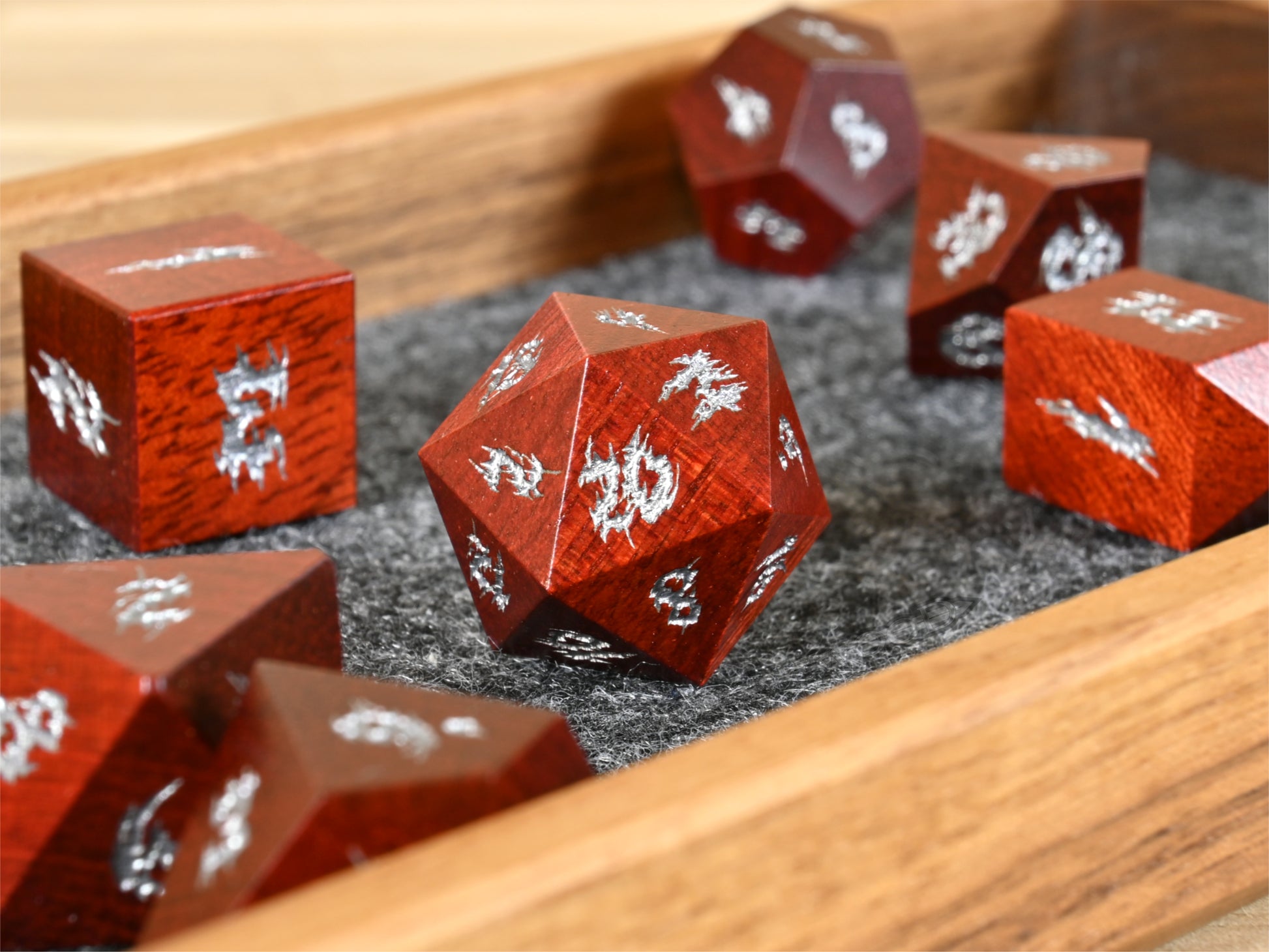 bloodwood dice set