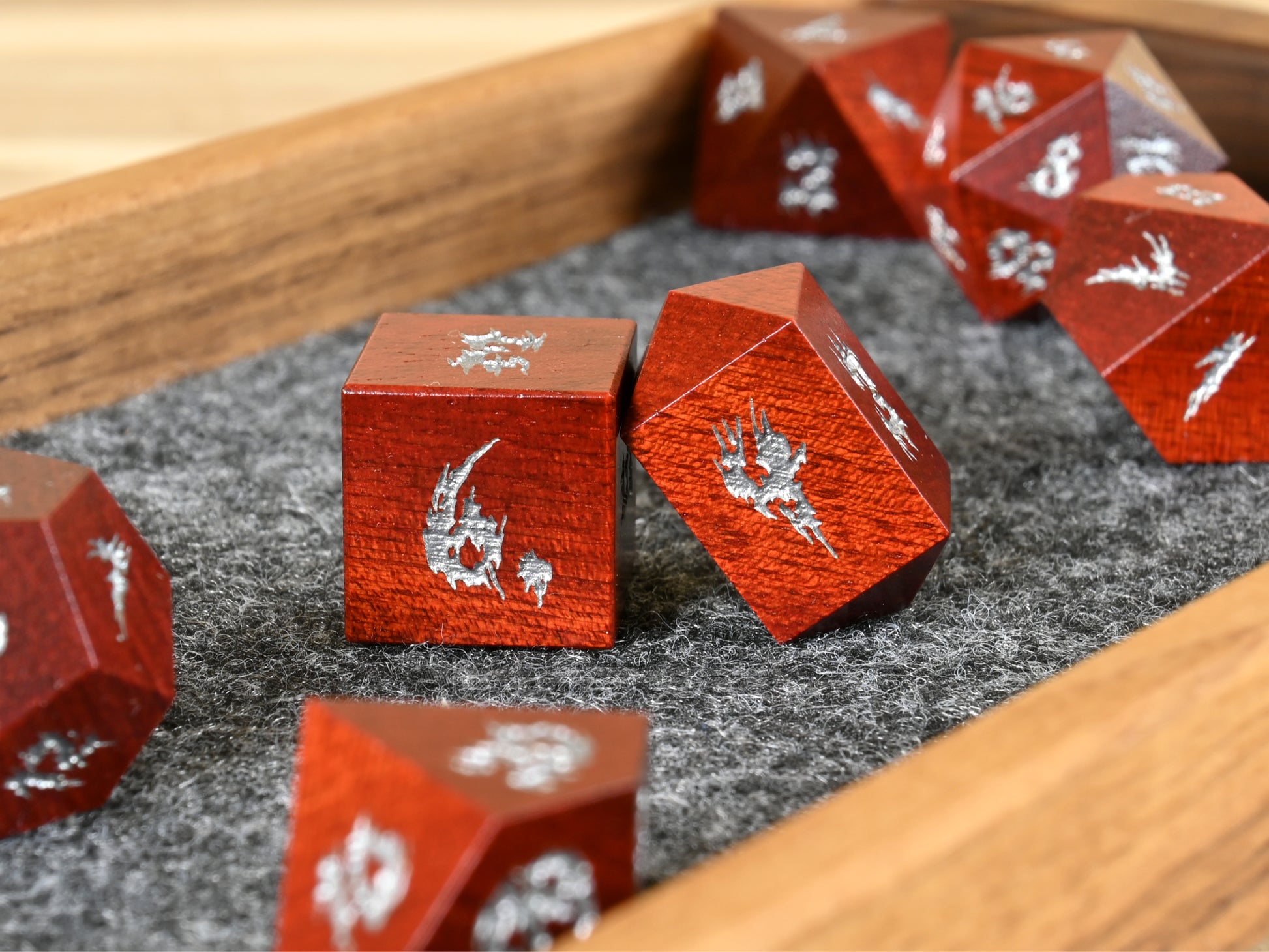 bloodwood dice set