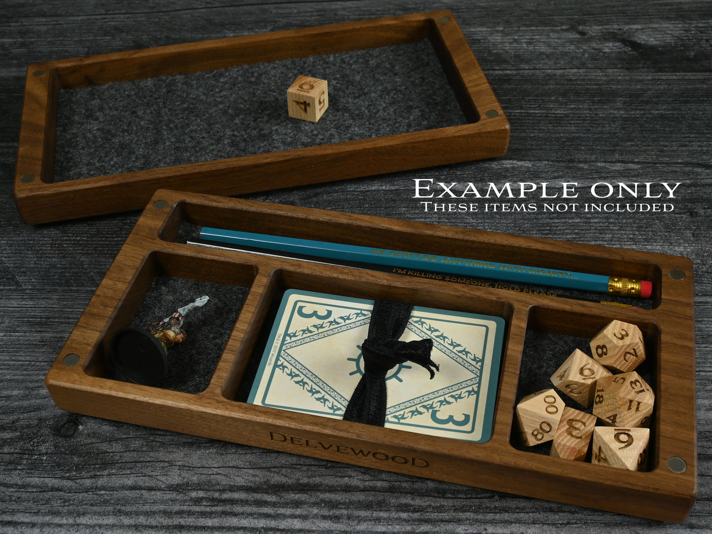 Canarywood - Delver's Kit Dice Box and Tray