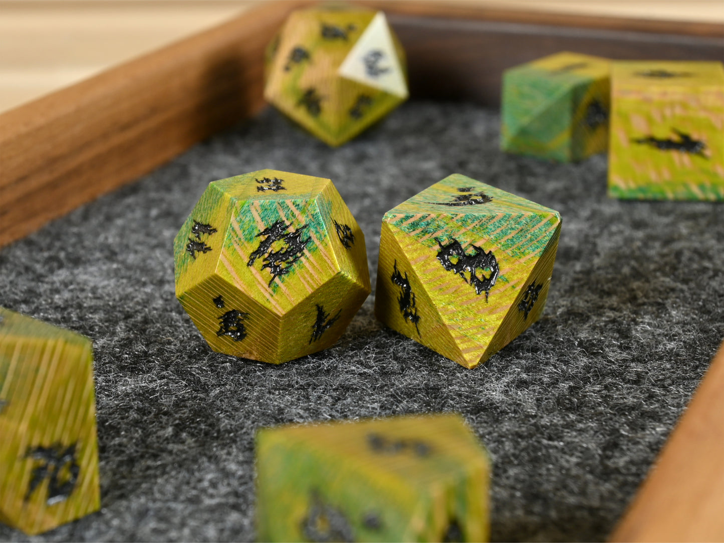 Goblin Mode Sycamore Dice Set