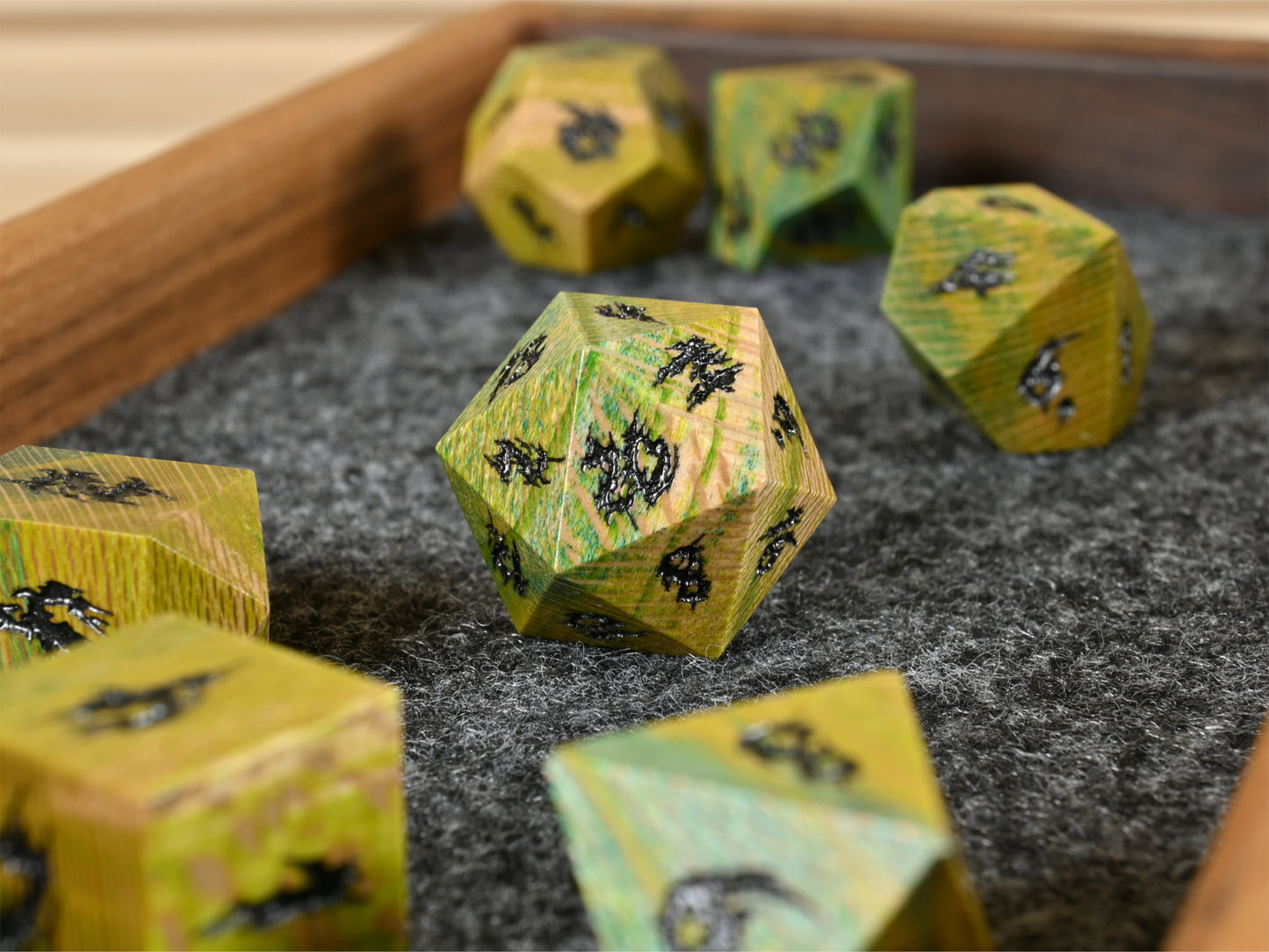 Goblin Mode Sycamore Dice Set