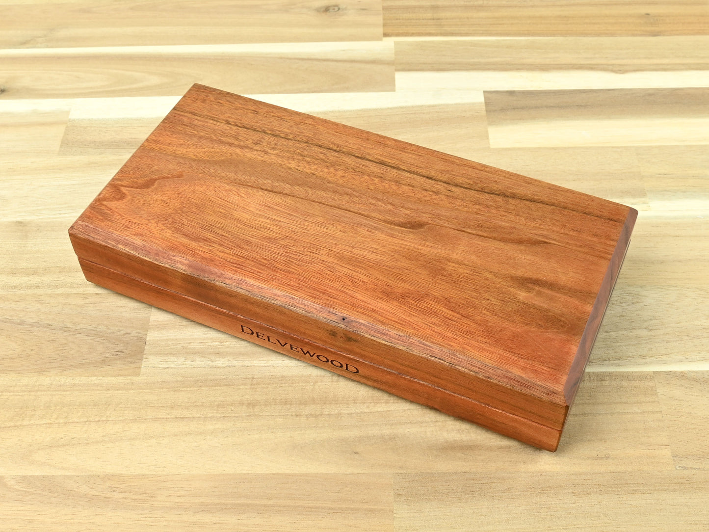 Patagonian Rosewood Delver's kit dice box and tray for dnd rpg
