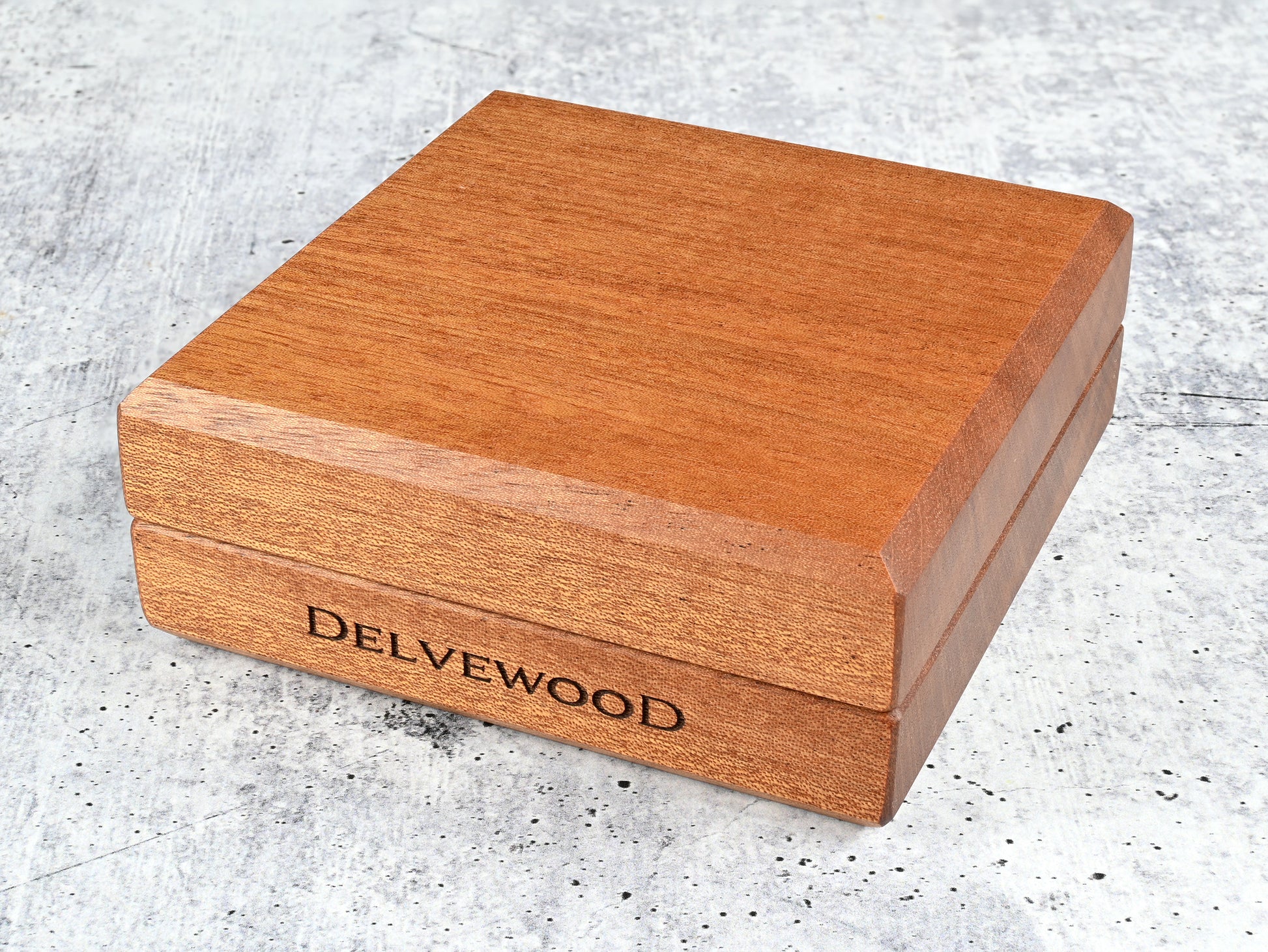 Sapele wood little delver dice box for dnd ttrpg