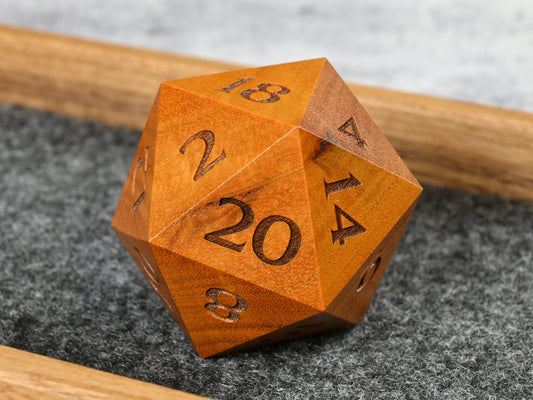 40mm chakte viga d20 chonk dice for dnd ttrpg