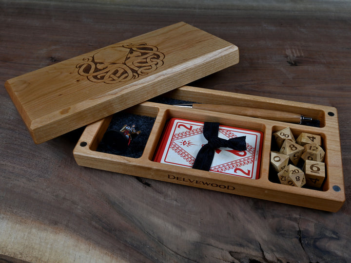 Delvewood | Wooden Tabletop Gaming Accessories - Dice - Dice Boxes